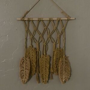 Feather wall hanging